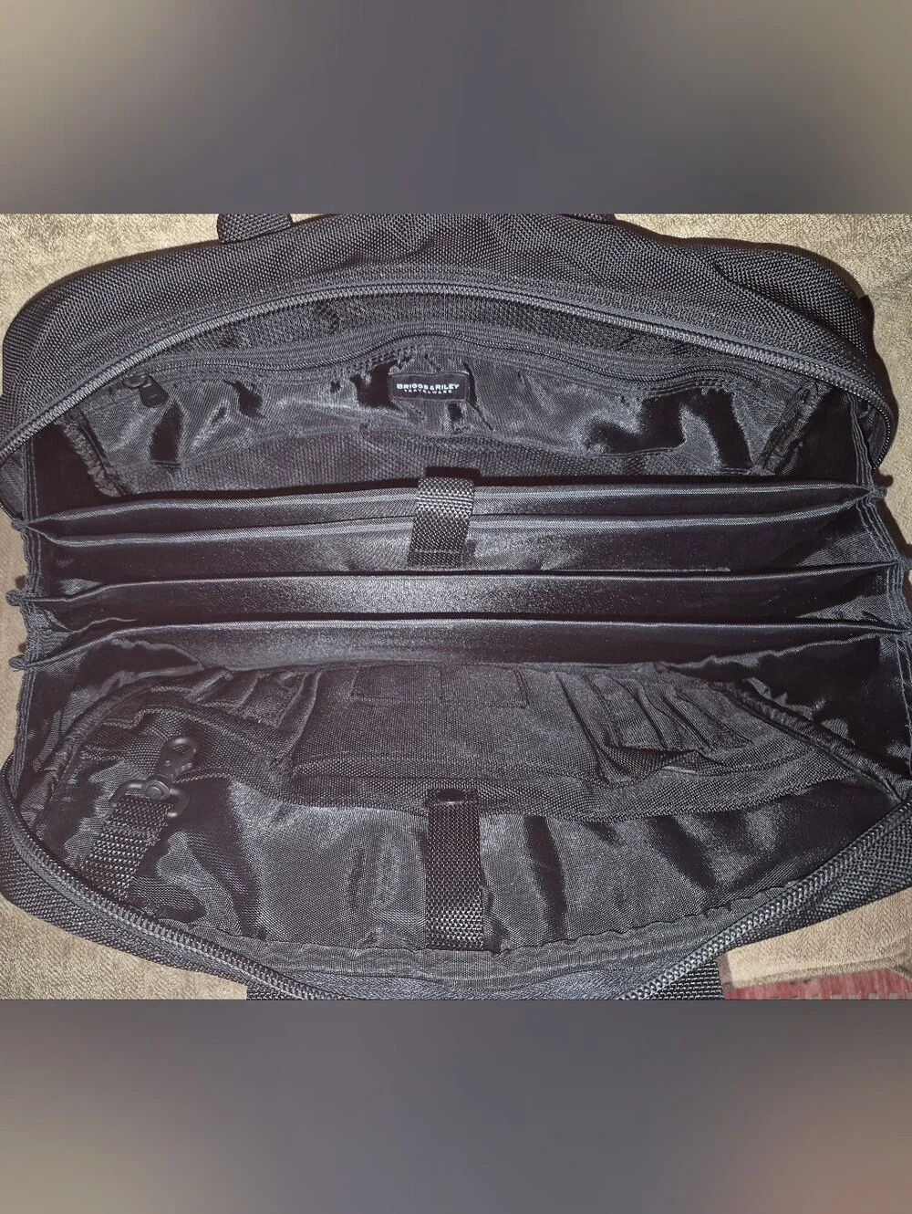 🔥Briggs & Riley Travelwear Ballistic Nylon Flexible Shoulder Strap Laptop Bag